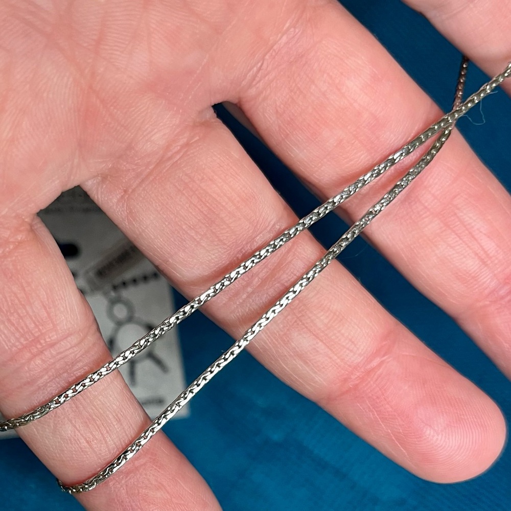 November birthstone silver person pendant & chain - Picture 8 of 11